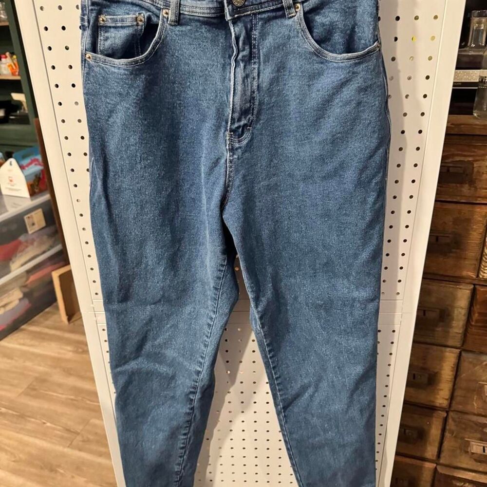 Vintage 90s Bill Blass Jeans Size 12 High Rise Tapered Mom Jeans